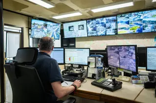 Sala de control del tráfico en Santa Cruz