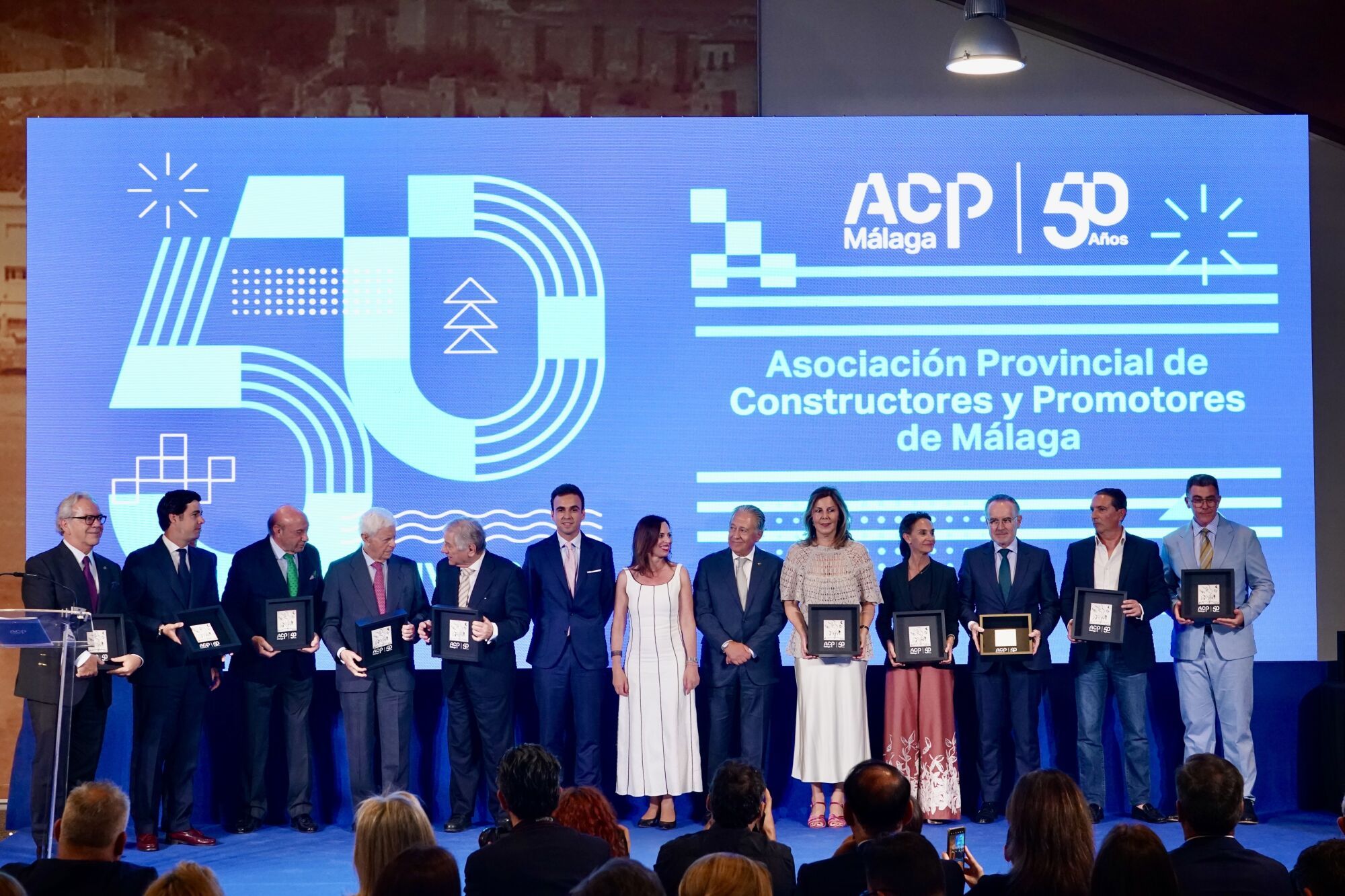 La ACP de Málaga celebra sus 50 años con un homenaje a sus empresarios