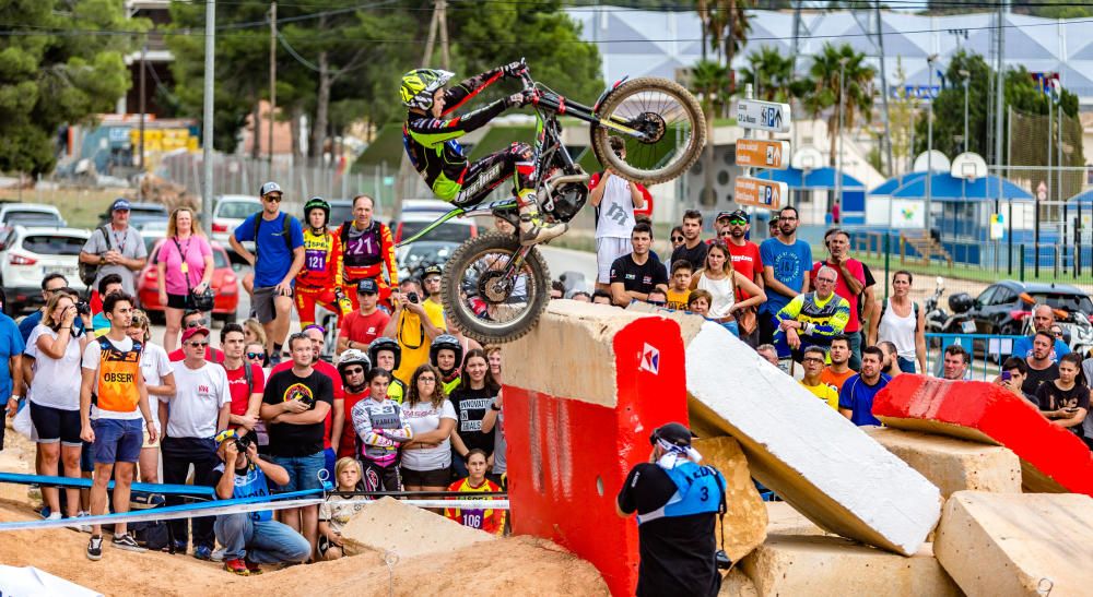 Bou se luce en el Mundial de Trial de La Nucía.