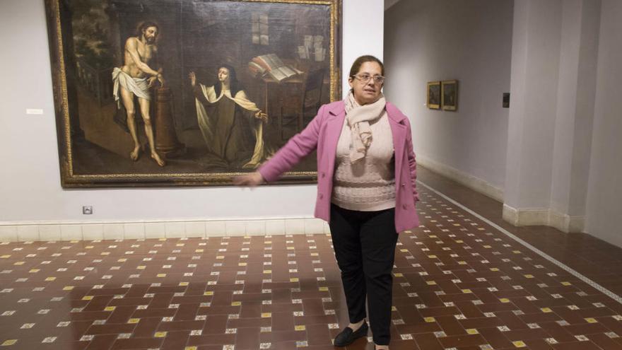 La directora del Museo de Bellas Artes, María del Carmen Duque. (