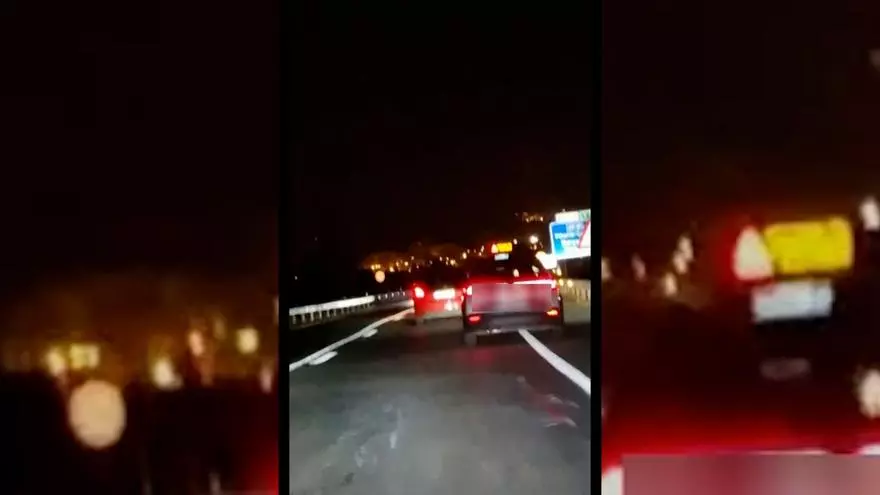 Conducción temeraria: así circulaba un joven de 25 años por la N-111