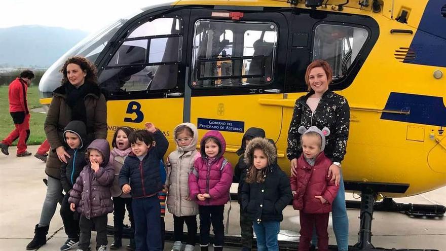 Los escolares de Infantil del colegio de San Cucao visitan La Morgal