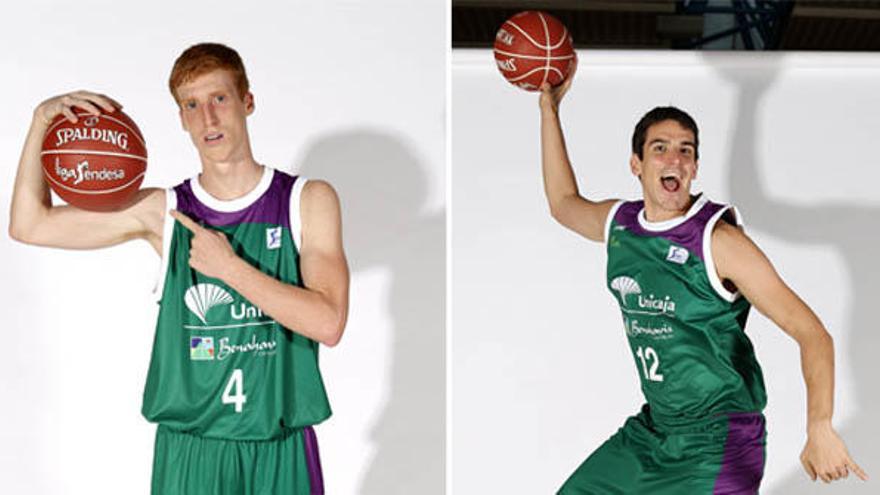 Alberto Díaz y Carlos Suárez son los dos principales candidatos a ser capitán del Unicaja a partir de esta próxima temporada.