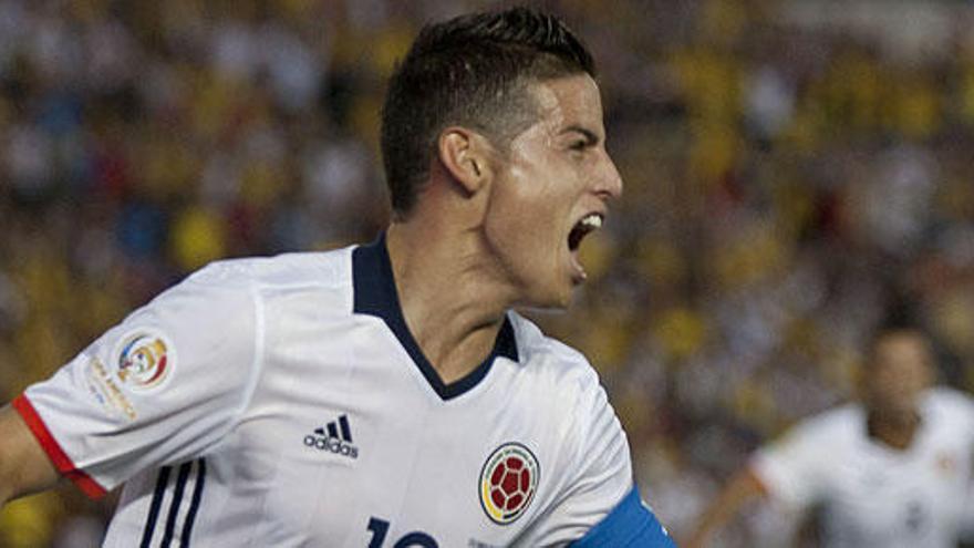 James pone a Colombia en los cuartos de la Copa América