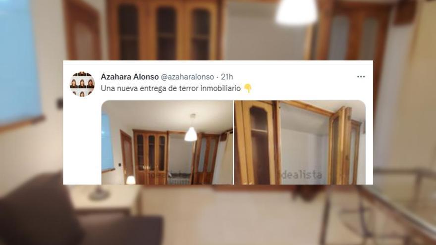 Crea estupor en las redes al compartir lo que se encuentra en un armario de un piso que iba a comprar