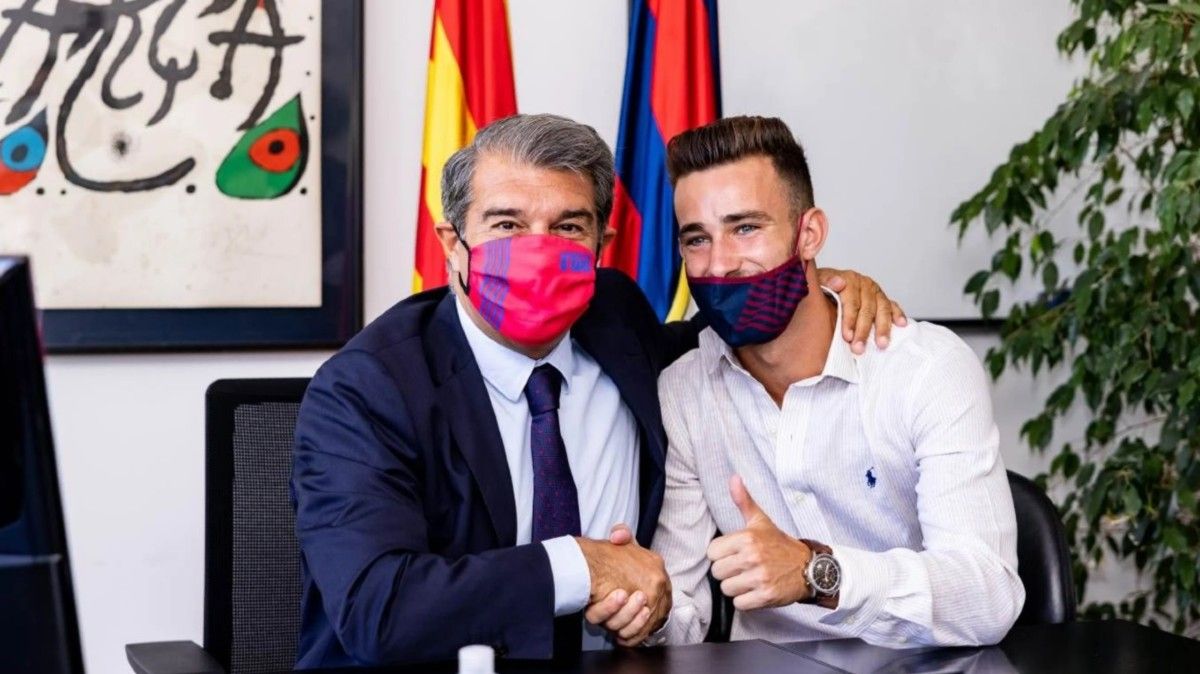 Joan Laporta y Carlos Polo 'Peke'