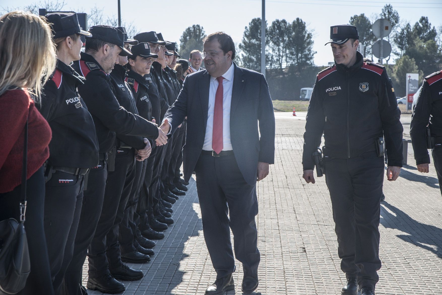 Les imatges de la presentació del nou uniforme de Mossos a Manresa