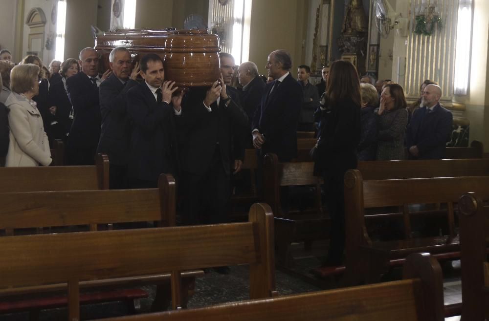 Carlet misa funeral de Alberto Primo marido de Mar