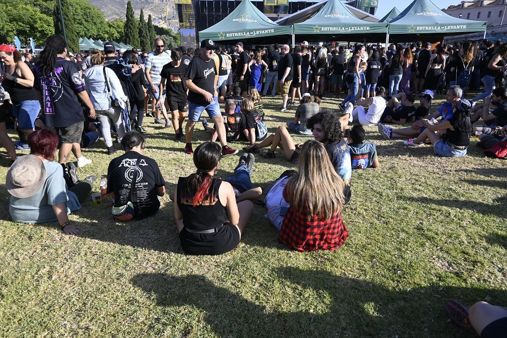 Ambiente de la segunda jornada del Rock Imperium Festival en Cartagena