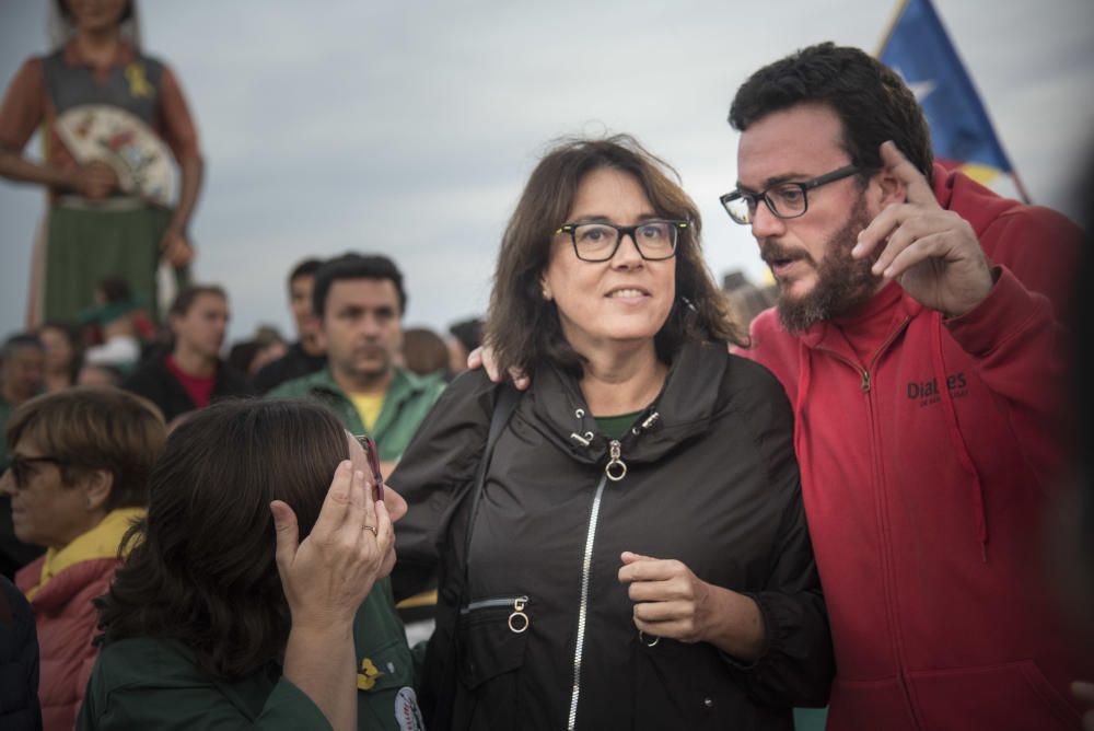 Sant Cugat porta la seva festa a Lledoners per estar al costat de Raül Romeva