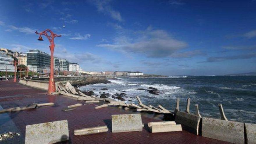 Un fuerte temporal pone en alerta las costas de Galicia y País Vasco