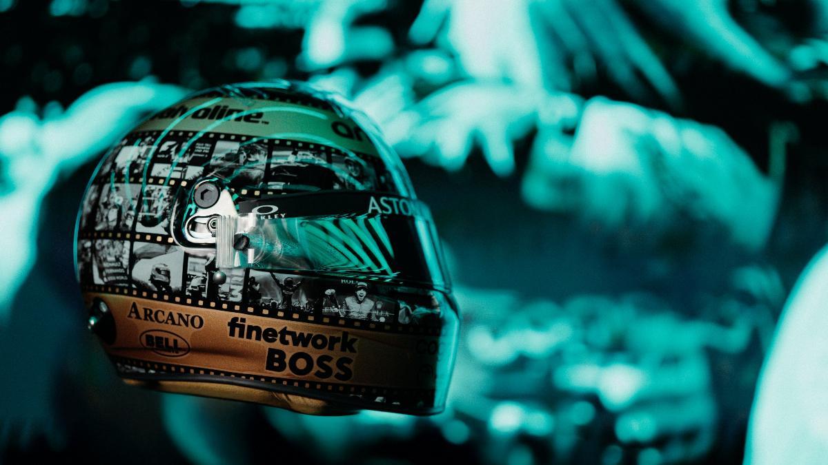 El casco que lucirá Alonso en México, donde cumple 400 grandes premios