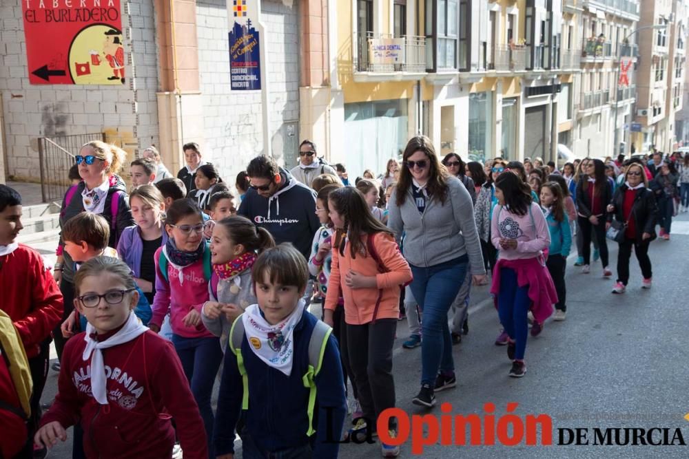 Marcha en el Día del Cáncer Infantil en Caravaca