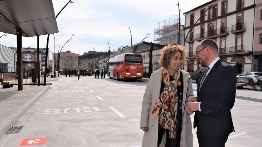 Gironella posa en funcionament la nova estació d&#039;autobusos