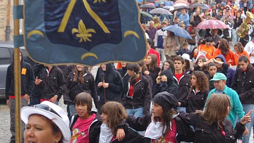 Los más jóvenes coparon buena parte del desfile.