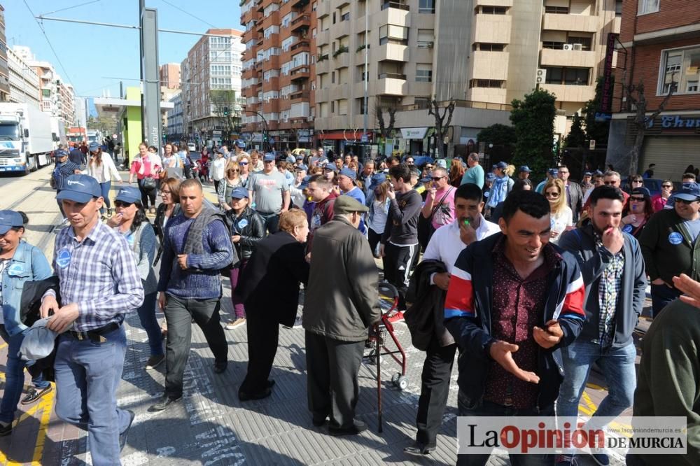 Manifestación de los agricultores por el Mar Menor en Murcia