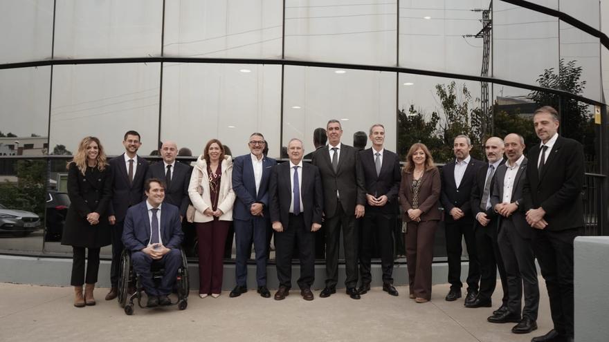 El ministre d&#039;Indústria Jordi Hereu inaugura la nova planta de Masats a Salelles