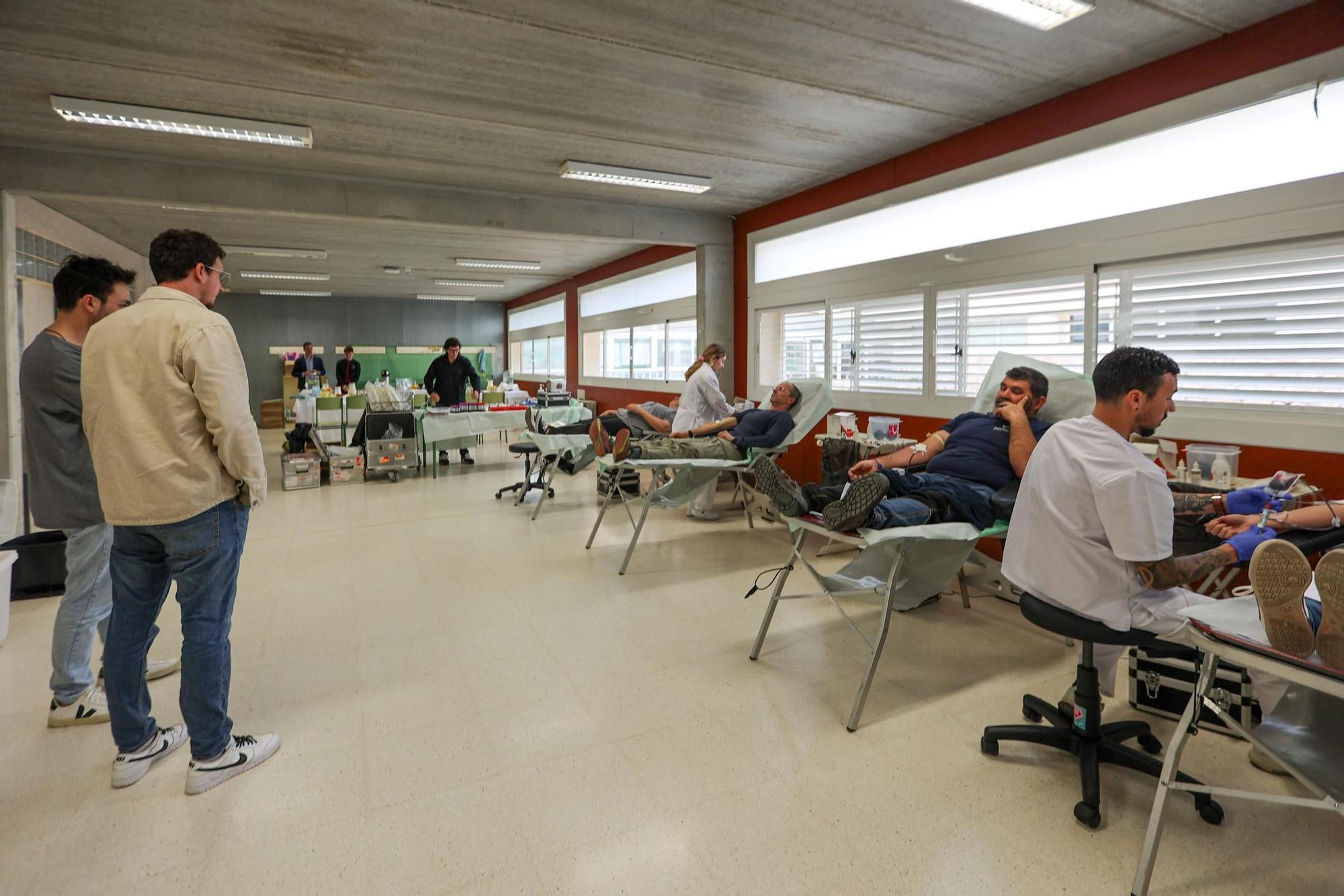 Donación de sangre en el IES Balafia