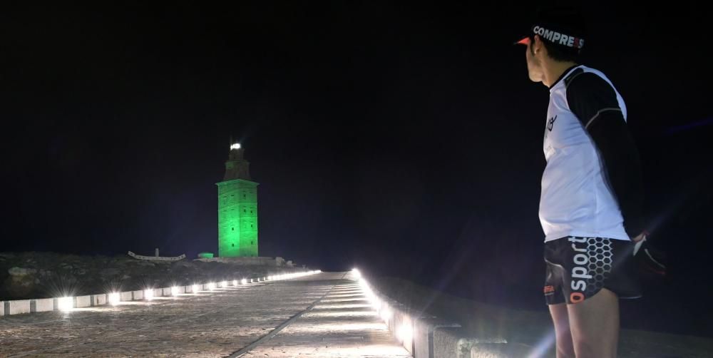 La Torre, de verde por el Día Mundial del Cáncer