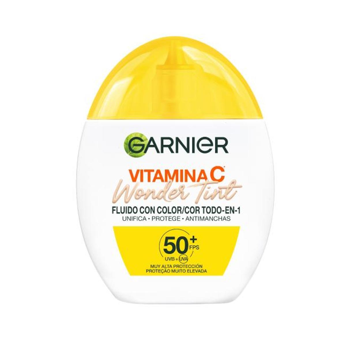 Vitamina C Wonder Tint SPF50+ Fluido con Color de Garnier