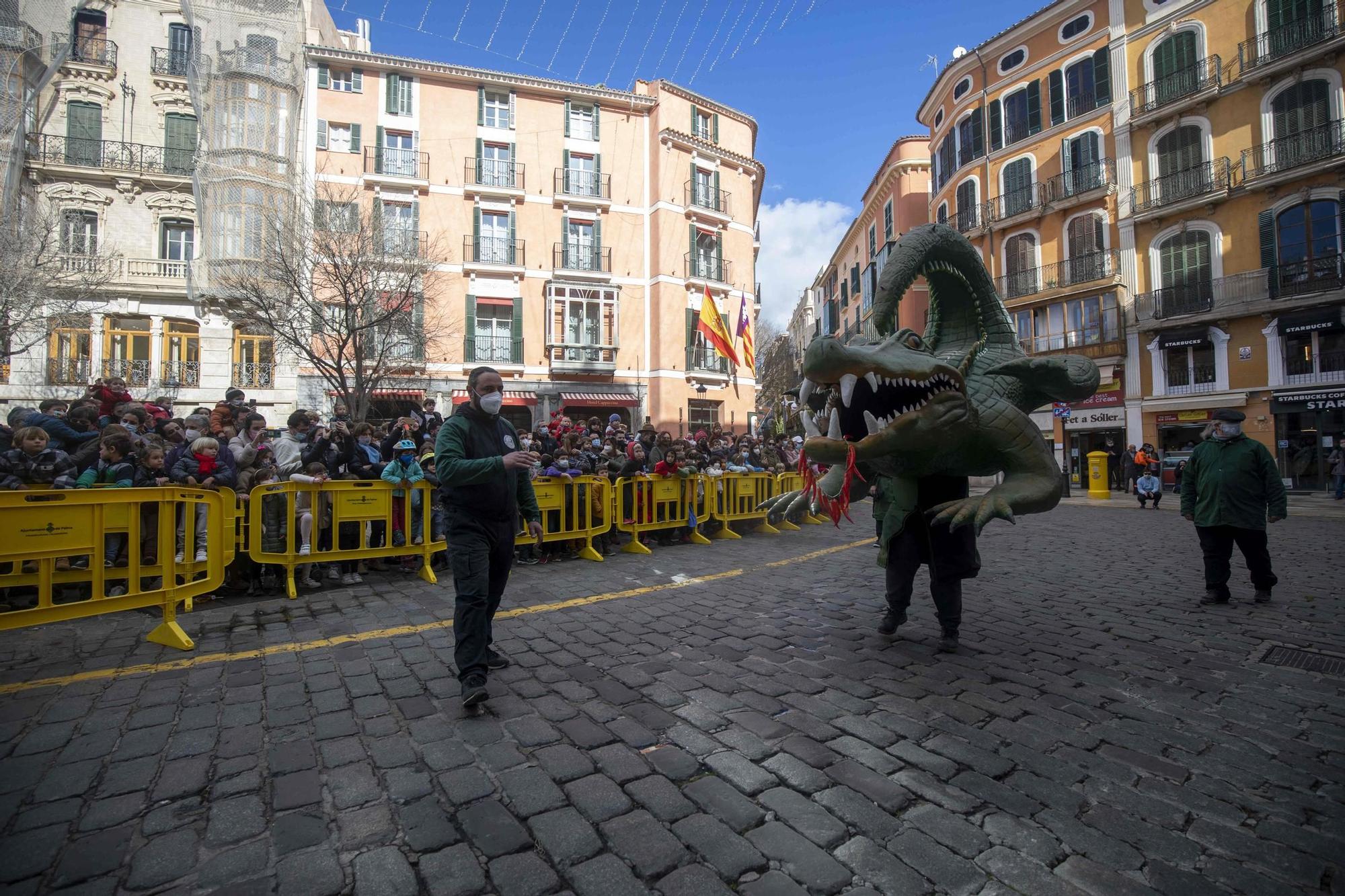 Centenares de personas dan el 'sus' a las fiestas de Sant Sebastià de Palma