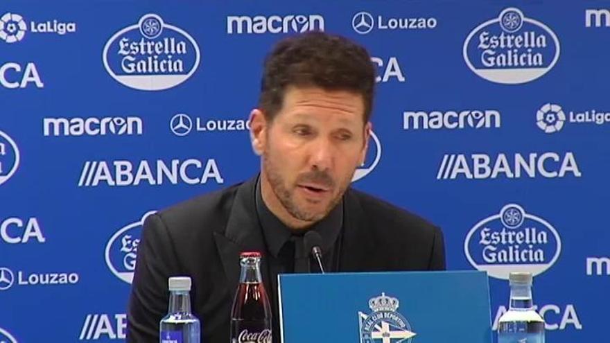 Simeone: "Estoy muy orgulloso de mis hombres"