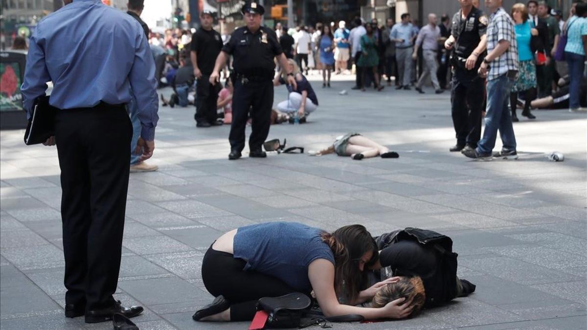 Atropello en Times Square