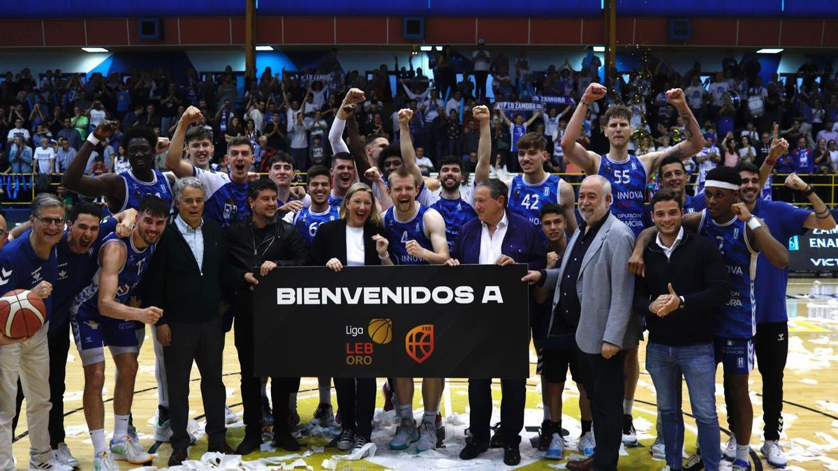 El Zamora Enamora, celebrando el ascenso de categoría