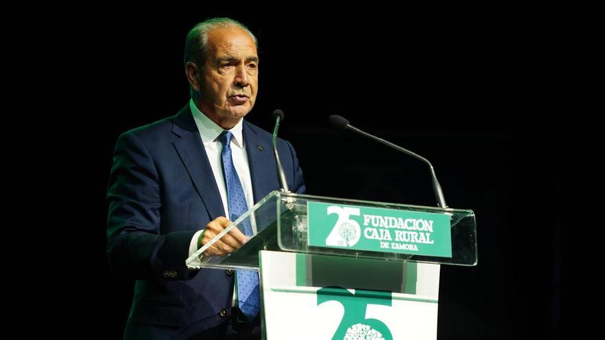 Cipriano García, Director General de Caja Rural de Zamora, en su discurso