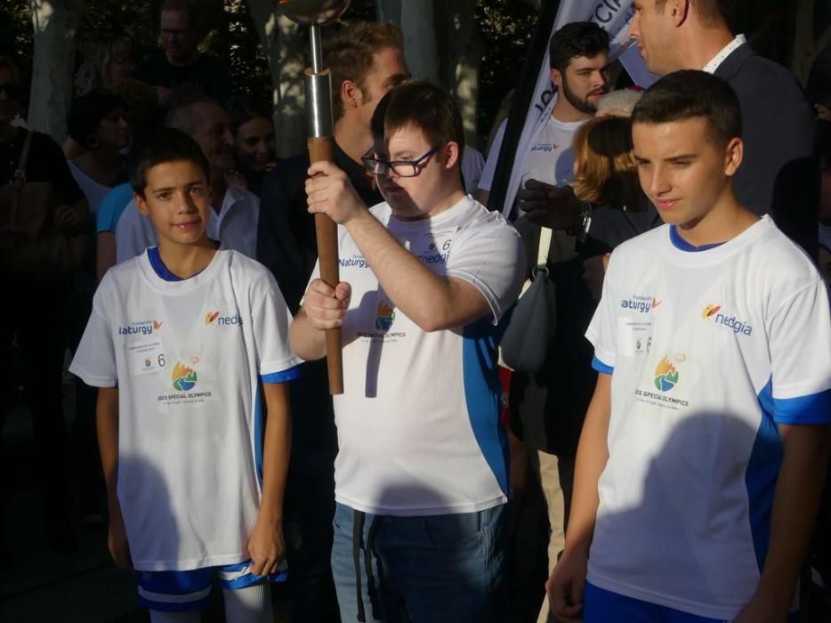 La flama dels Special Olympics arriba a Figueres