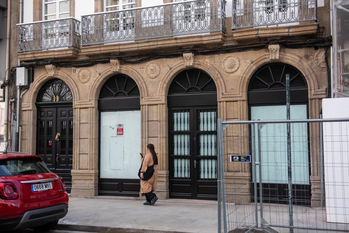 Bajo de Juana de Vega, 11, en el que se instalará una oficina bancaria.