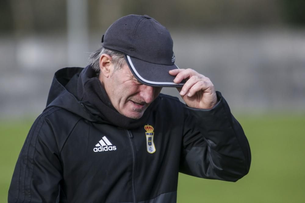 Primer entrenamiento del Real Oviedo del 2018