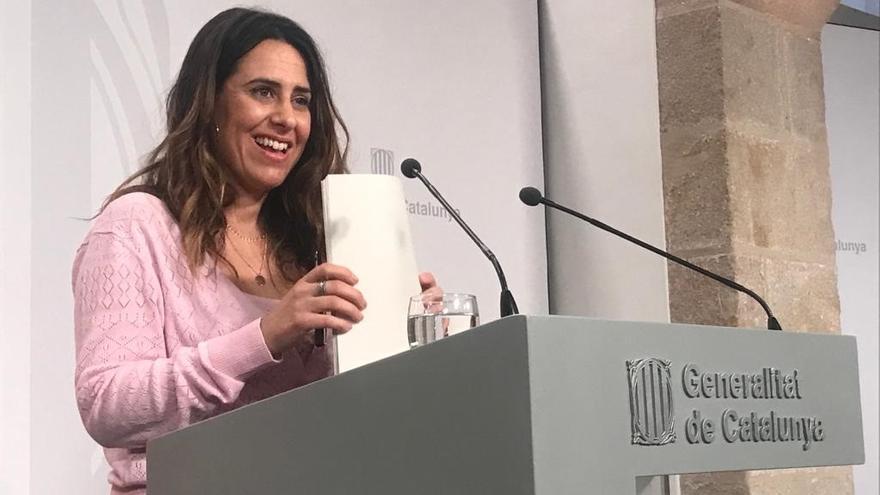 La portavoz del Govern; Patrícia Plaja