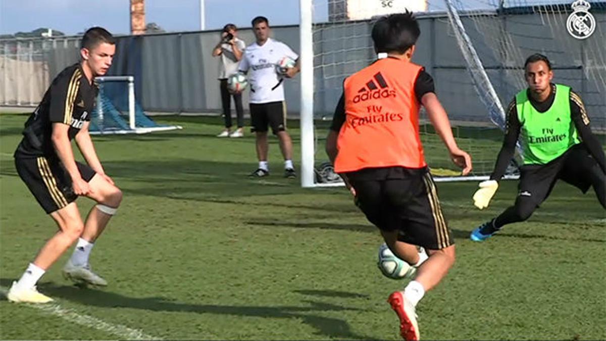 Take Kubo deslumbra en la pretemporada con el primer equipo blanco