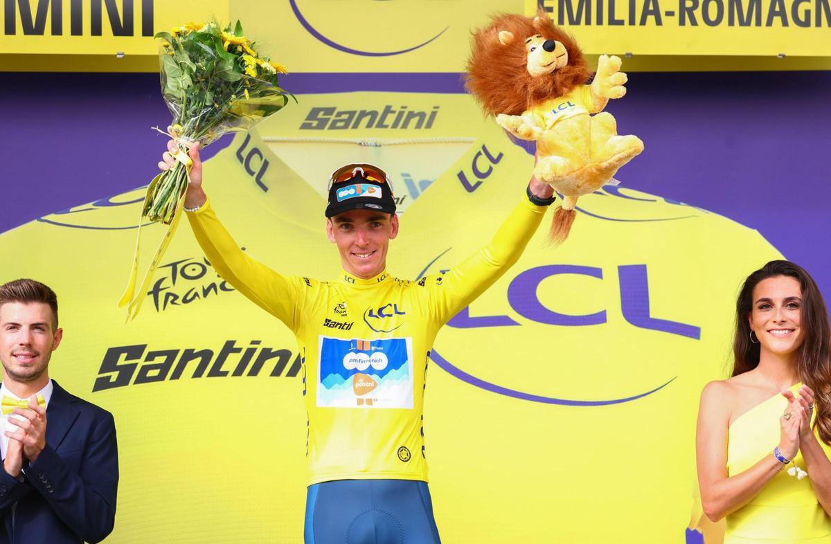 Bardet, primer maillot amarillo del Tour 2024