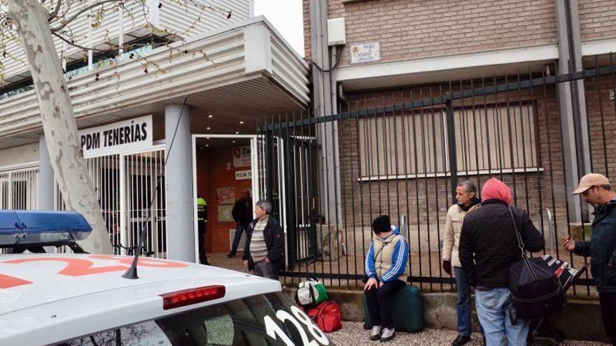 El pabellón municipal de Tenerías habilita de nuevo un servicio de duchas para personas sin recursos