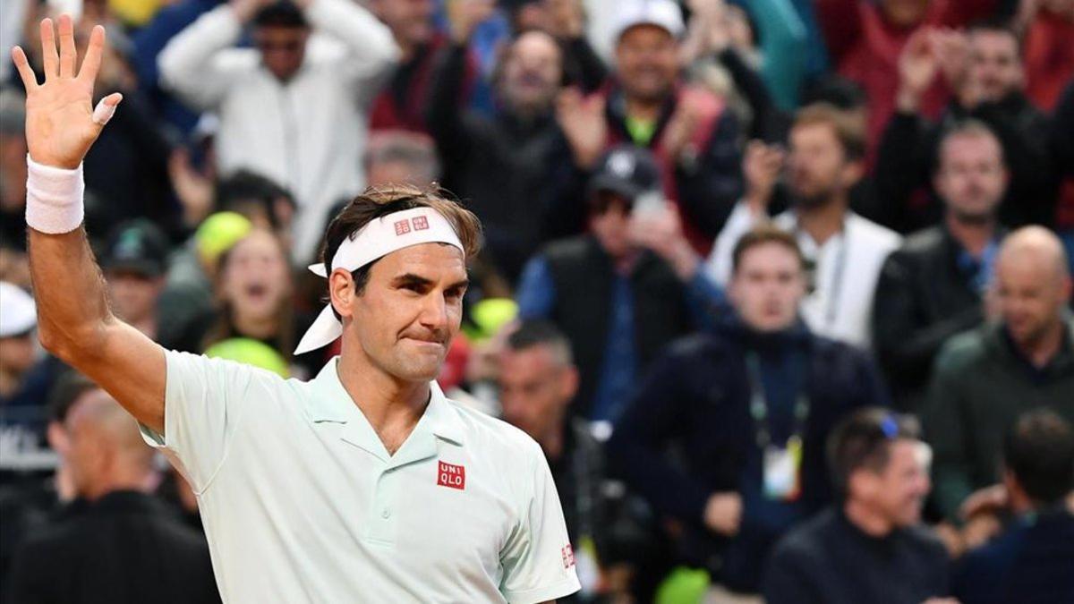 Federer se despide de Roma