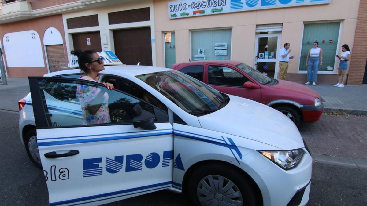 Inicio de una clase práctica en la Autoescuela Europa.