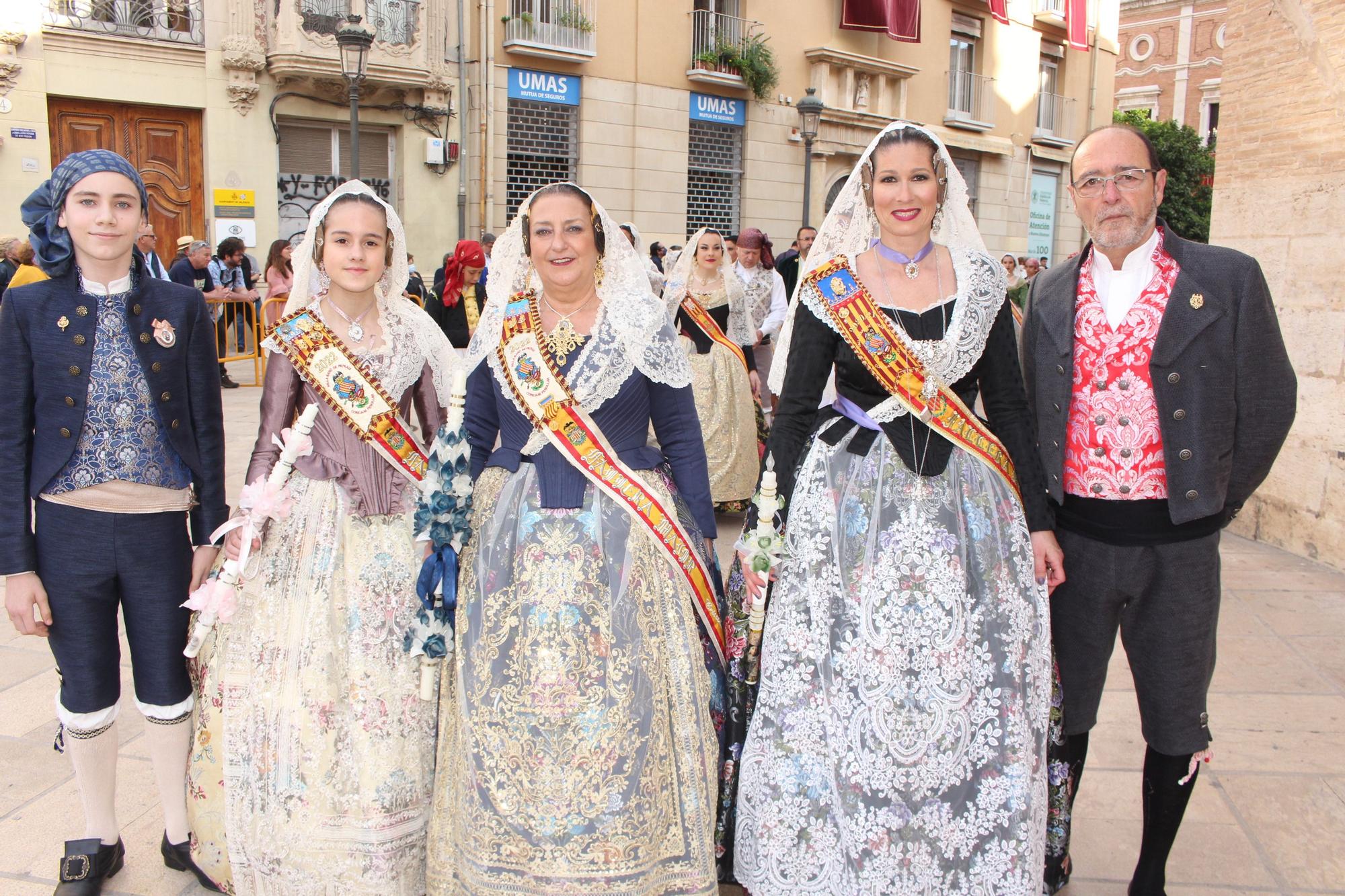 La fuerza de las Fallas en la Procesión de la Virgen (II)