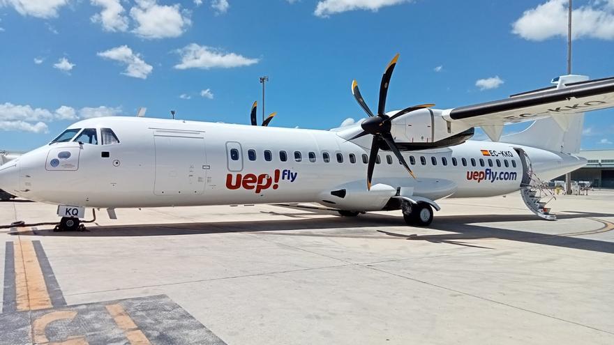 La nueva aerolínea interislas Uep! Fly lanzará una tarifa promocional de 9,50 euros