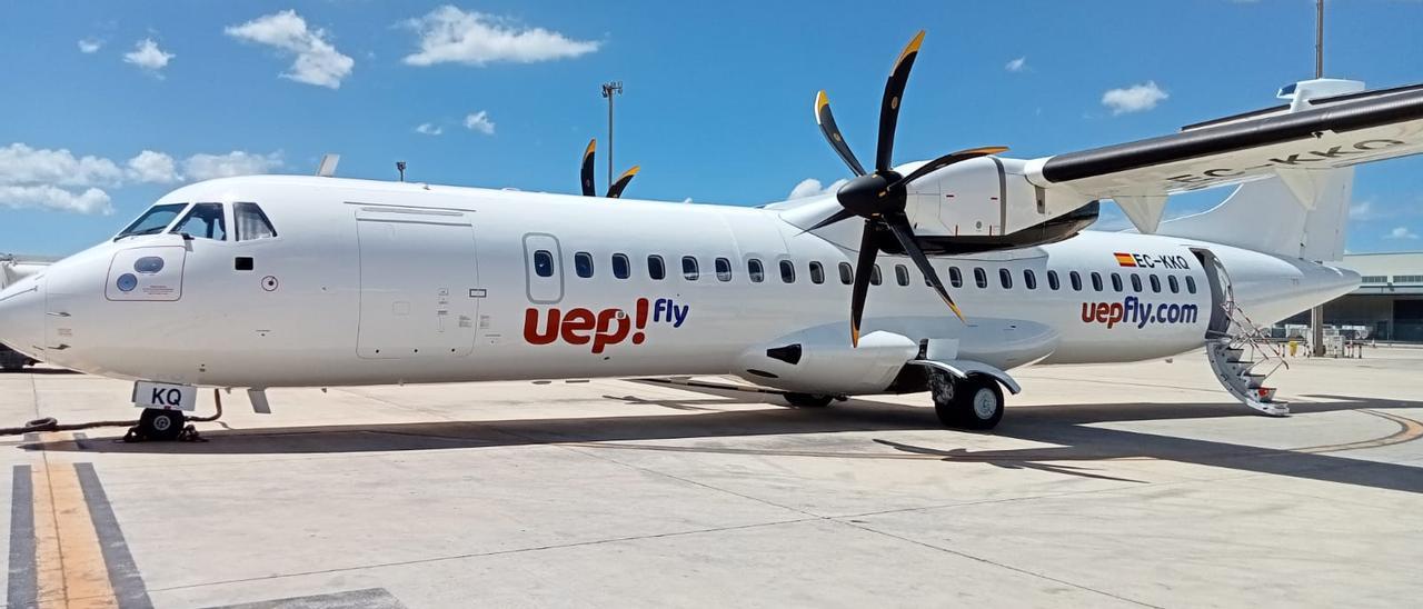 La compañía operará con tres aviones ATR 72.