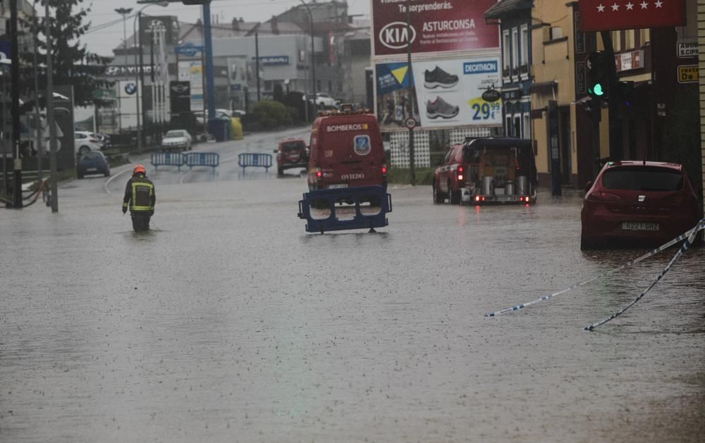 Inundaciones en Oviedo