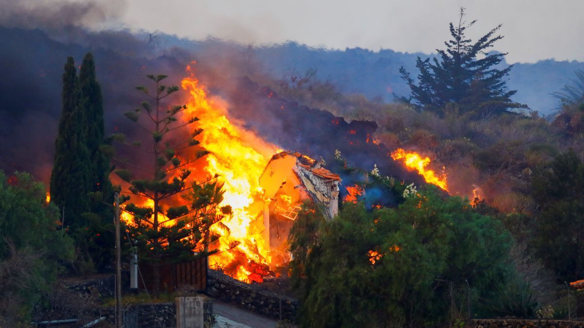 Erupció del volcà a La Palma