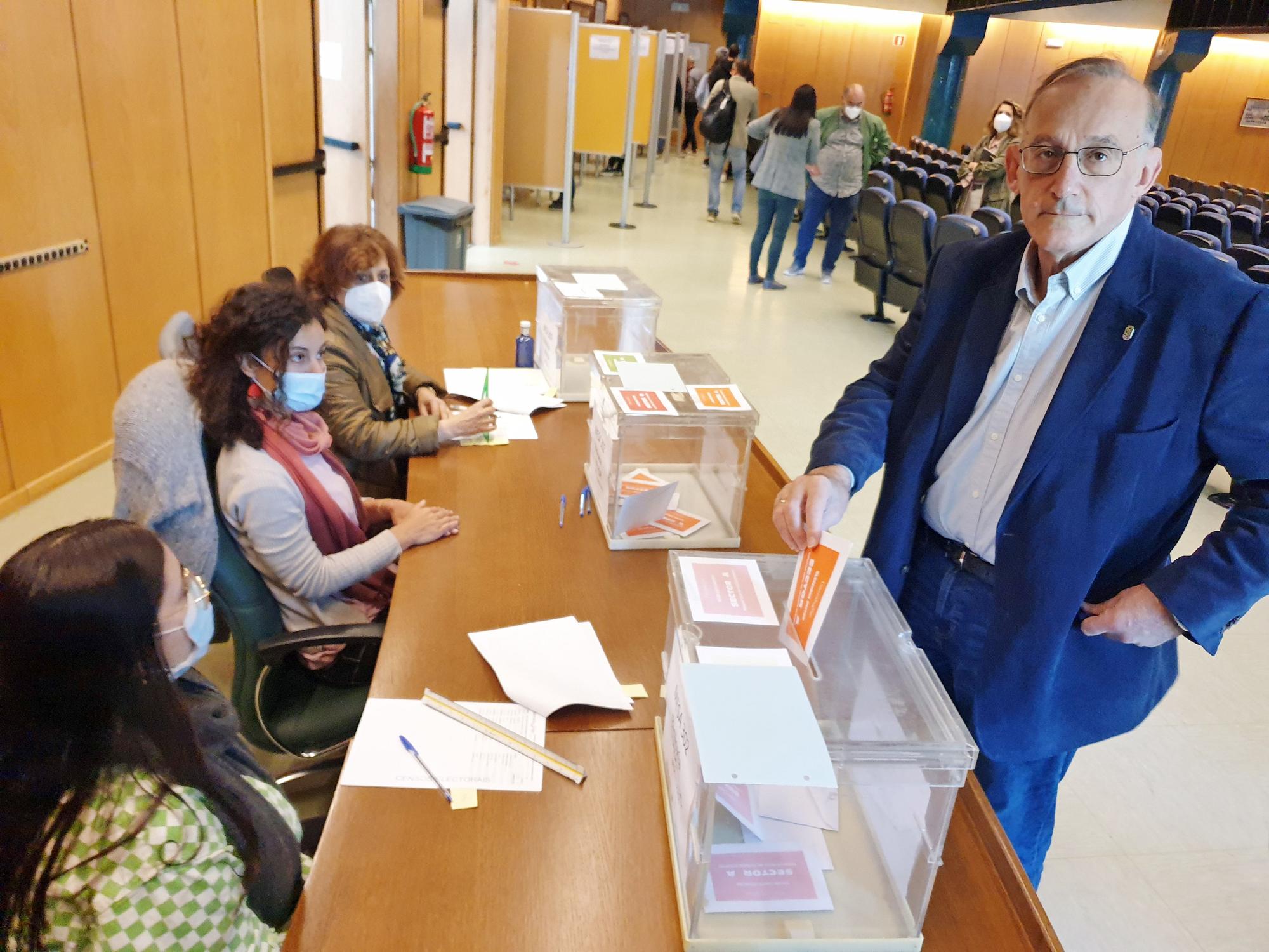 Jornada de elecciones en la Universidad de Vigo