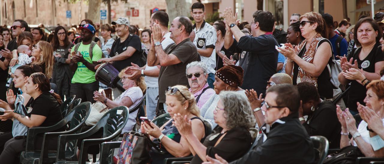 Así ha sido el acto en Palma para sensibilizar sobre las personas sin hogar