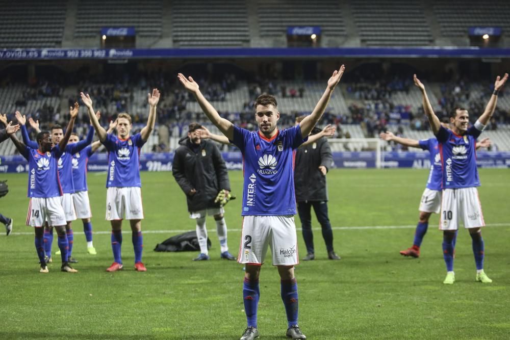 Partido en el Carlos Tartiere entre el Oviedo y el Almería