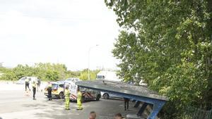 Girona accés Girona Sud autopista AP7 persecució detinguts cotxe robat matricula francesa adouane gendarmeria policia, mossos esquadra