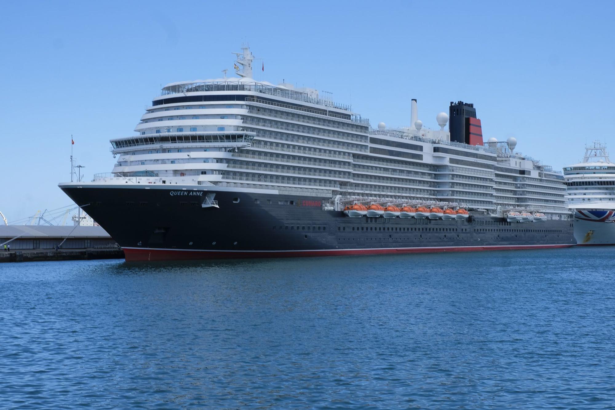 El crucero ‘Queen Anne’ estrena escala en Las Palmas de Gran Canaria