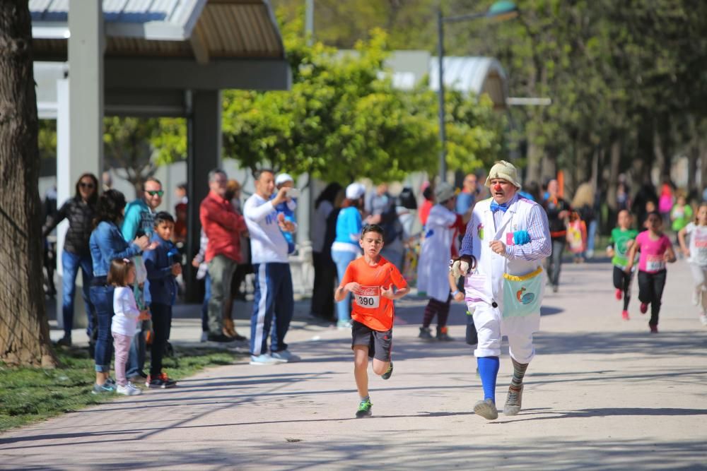 Actividades en el jardín del Túria, el antiguo cauce del río en València.