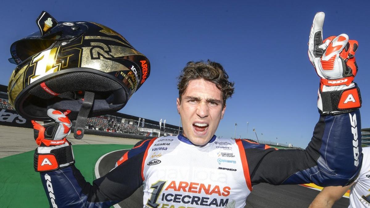 Albert Arenas, flamante campeón del mundo de Moto3